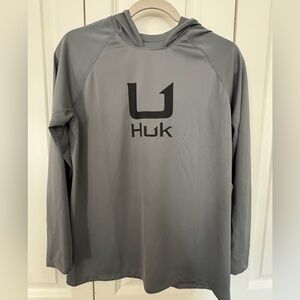 Huk Light Gray Performance Shirt